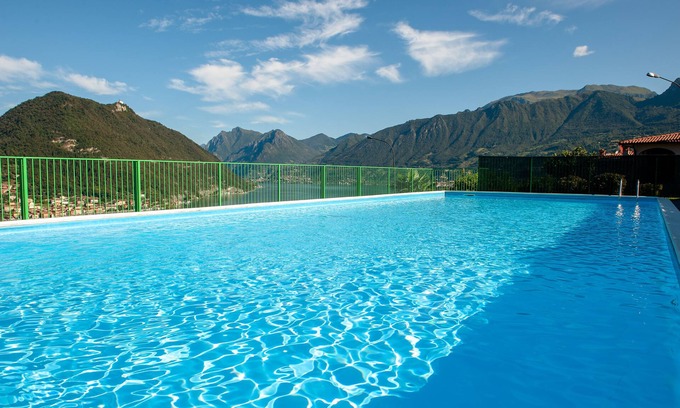 Sulzano Apartment | Breathtaking Lake View with Pool & Family-Friendly Vibes