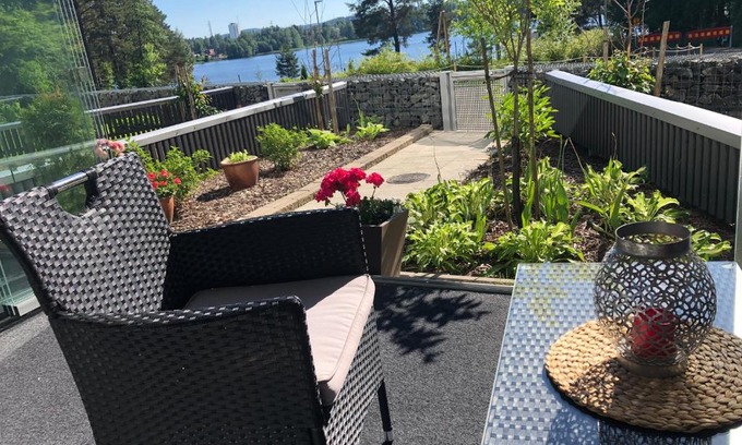 Jyvaskyla Apartment | Exceptional Lake View Helmi: Family-Friendly Retreat