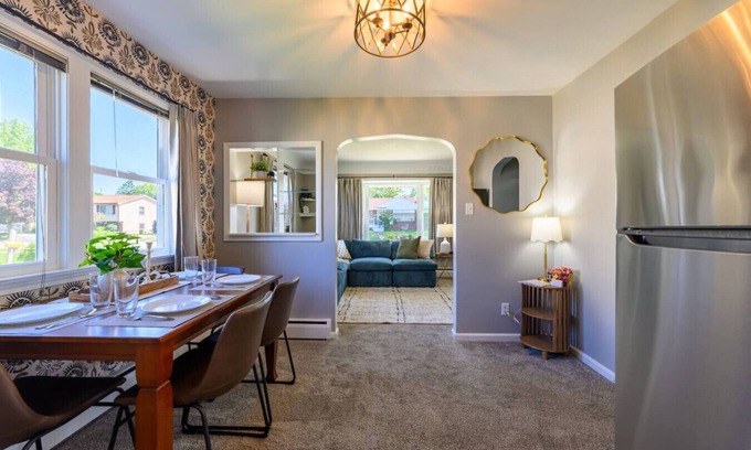 Alpena House | Lake Views | King Bed | Fenced