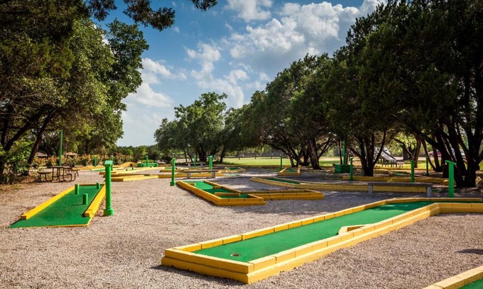 Lake Whitney Resort | Comfortable Lake Whitney Camping Resort Cabin with Hot Tub