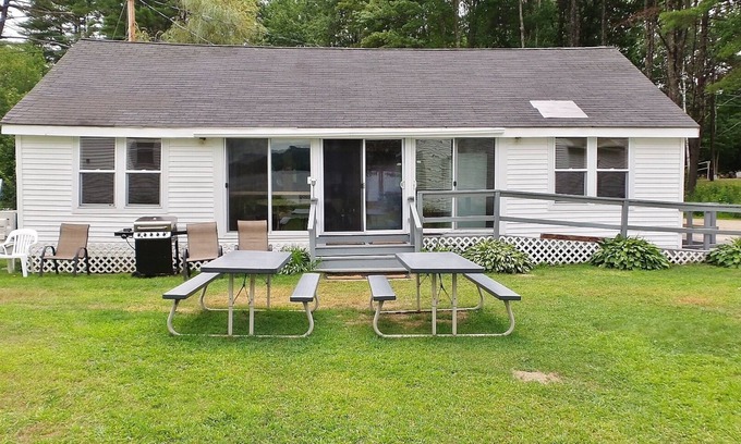 Meredith Cottage | Lakefront Retreat: 3 Bedrooms, Beach Access & Lake Views