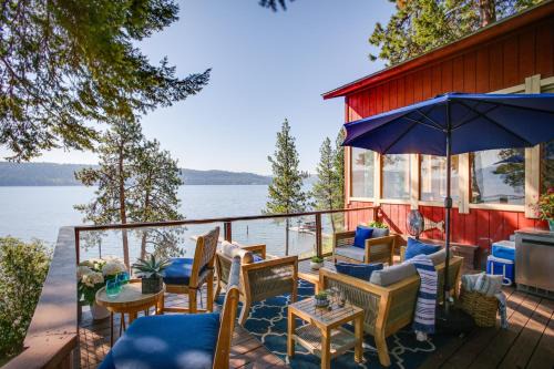 Rockford Bay House | Lakefront Retreat in Coeur dAlene with Private Dock