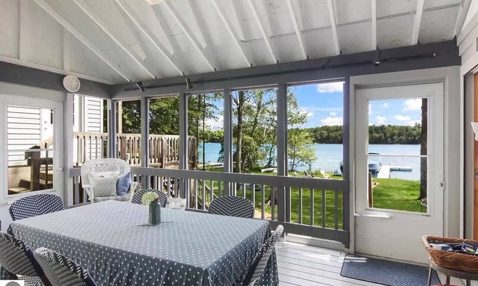 Lake Ann House | Tranquil Lake Ann Retreat: Perfect for Family Getaways