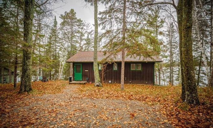 Fifty Lakes Cabin | Scenic Bluff View of Mitchell Lake with Family-Friendly Amenities