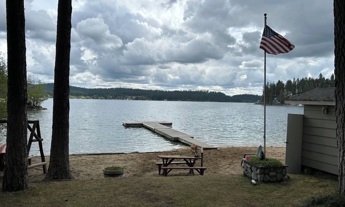 Loon Lake Cabin | Scenic Lakefront Cabin with Private Dock and Sandy Beach