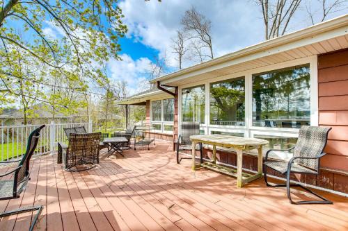 Campbellsport House | Scenic Lakefront Campbellsport Retreat with Family-Friendly Yard