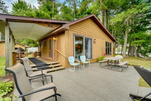 Chetek House | Beautiful Lakefront Chetek Rental with Private Dock Access