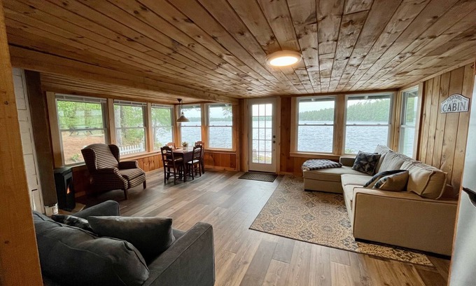 West Buxton Cottage | Exceptional Lakefront Cottage with Ocean View in Maine