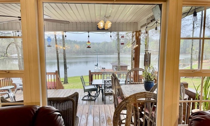Hardwick House | Lakefront Retreat: Top-Rated Fishing and Family Amenities