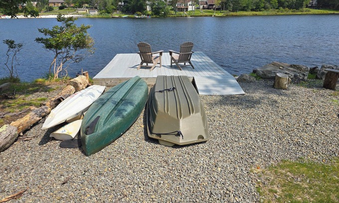 Tobyhanna House | Lakefront Family Retreat, Hot Tub, Playground