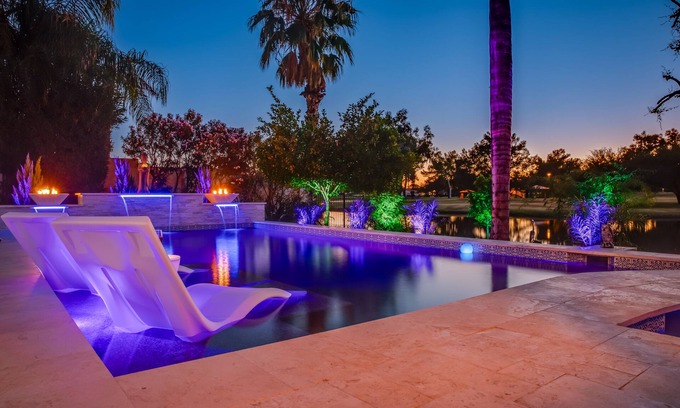 Ocotillo House | Lakefront Oasis: Heated Pool, Spa & Water Activities Await