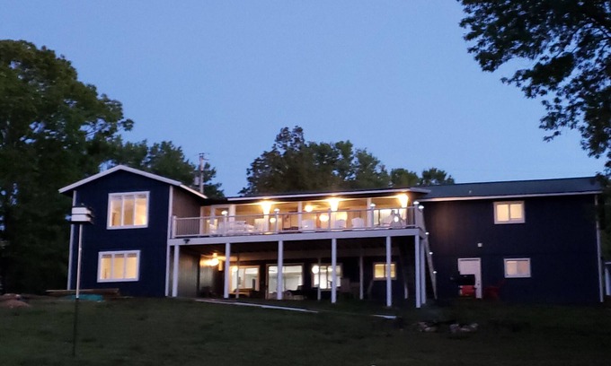 Shell Knob House | Lakefront Retreat with Pool & Ocean Views - Sleeps 18