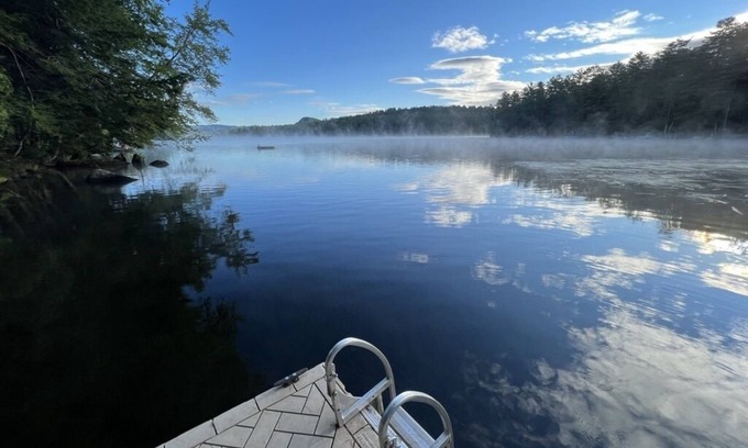 Chestertown House | Ideal Lakefront Retreat: Hot Tub & Spa Near Gore Mountain