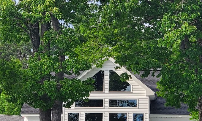 Meredith House | Lakefront Home with Spa & Ocean Views in the Lakes Region