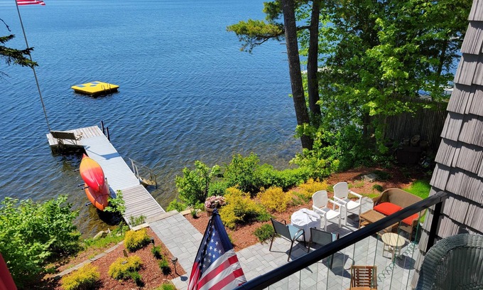 Franklin House | Lakefront Retreat by Acadia National Park with Pool & Views