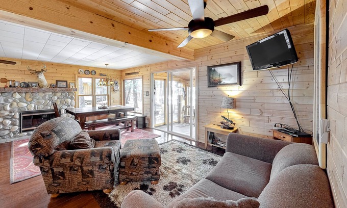 Lac du Flambeau House | Scenic Lakefront Retreat with Dock, Kayaks & Beautiful Views