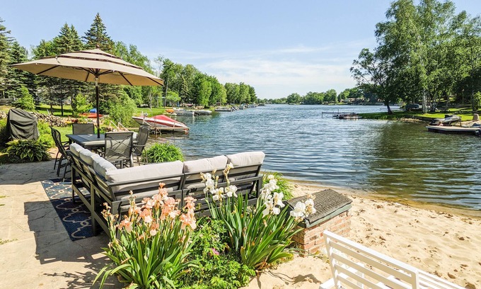 Farwell House | Lakefront Home with Scenic Views and Inviting Amenities