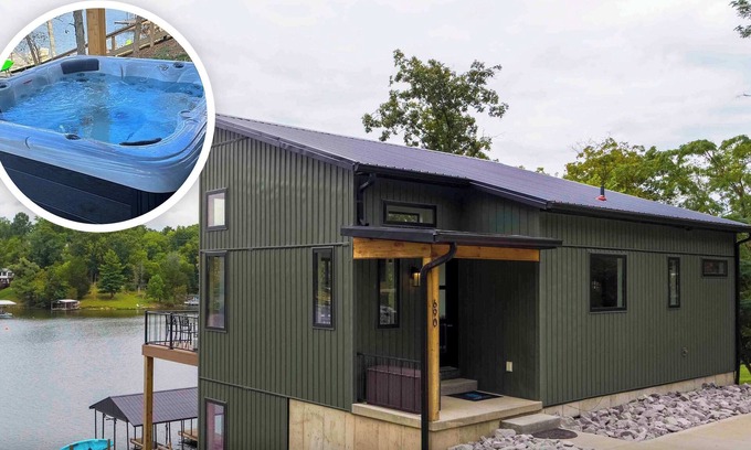 Williamstown House | Lakefront Home with Dock - Hot tub - 7 miles to Ark