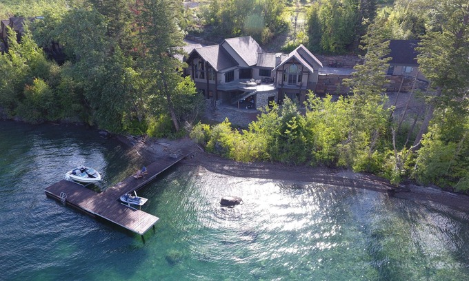 Bigfork House | Tranquil Lakefront Retreat with Private Hot Tub & Dock