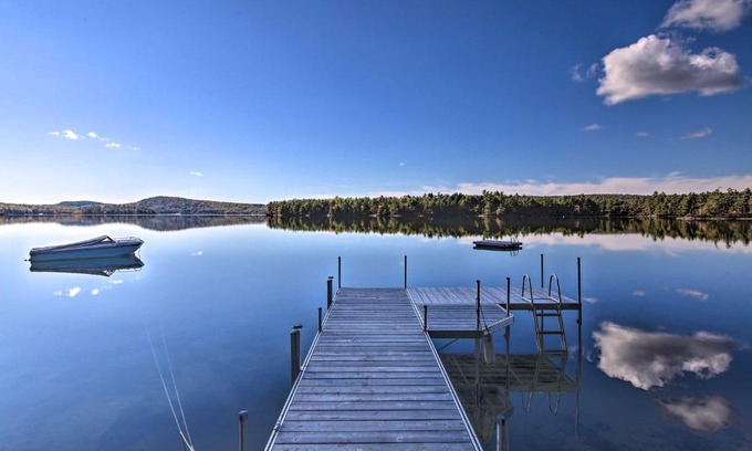 Liberty House | Lakefront Home with Deck, Dock, and Water Access!
