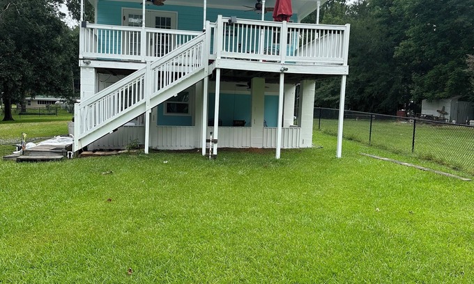 Cobb House | Idyllic Lakefront Home with Spa and Fishing Dock