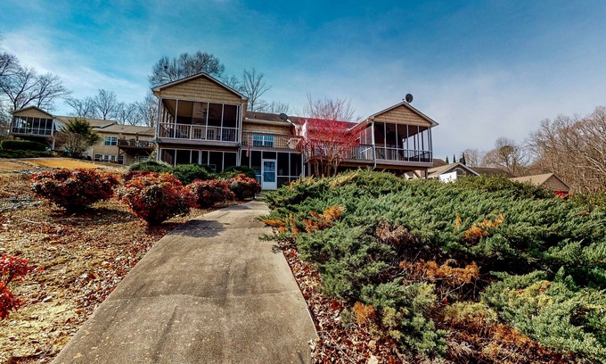 Seneca House | Lakefront Retreat with Private Dock and Scenic Porches