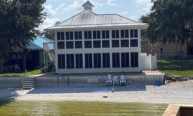Babson Park House | Exceptional Lakefront Retreat with Private Boat Dock
