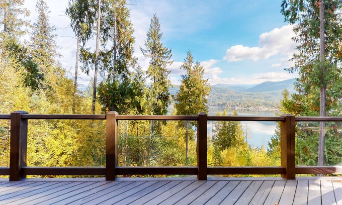 Christina Lake House | Lakefront Getaway with Private Dock and Scenic Views