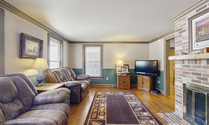 Harshaw House | Serene Lakefront Retreat with Spa and Game Room Awaits
