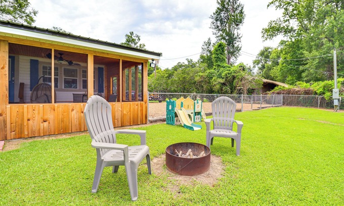 Jonesville Cabin | Idyllic Lakefront Jonesville Cabin with Dock and Fire Pit