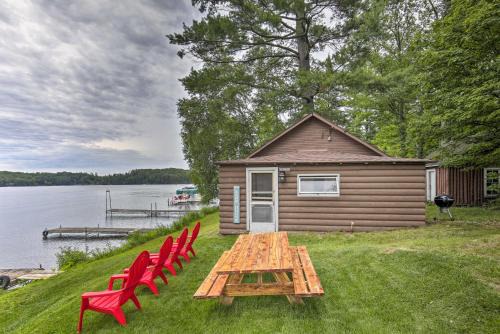 Minocqua House | Experience Lakefront Living in Minocqua with Dock Access!