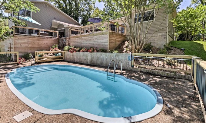 Rockwell House | Relaxing Hot Springs Oasis on Lake with Private Dock & Spa