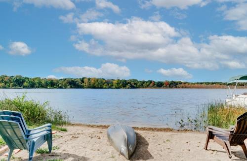 Lake Orion House | Lakefront Michigan Rental: Kayak Adventures & Fire Pit Fun