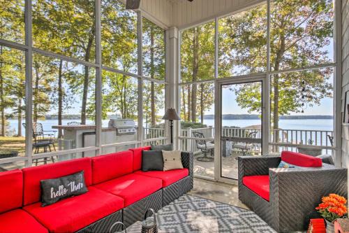 Cross Hill House | Pet-Friendly Lakefront Retreat with Cozy Fire Pit