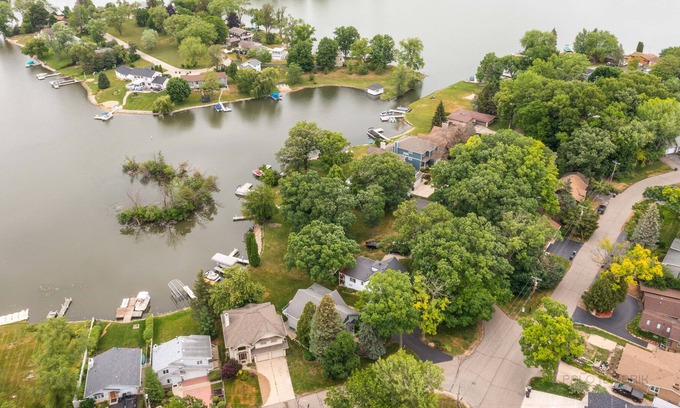 Lake Shangrila House | Lakefront Retreat with Pontoon Access & 9.8/10 Rating