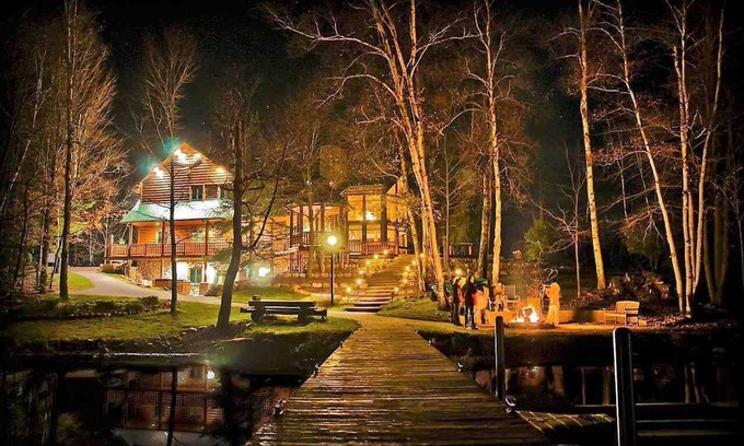 Townsend Cabin | Secluded Lakefront Retreat with Game Room & Two Cabins