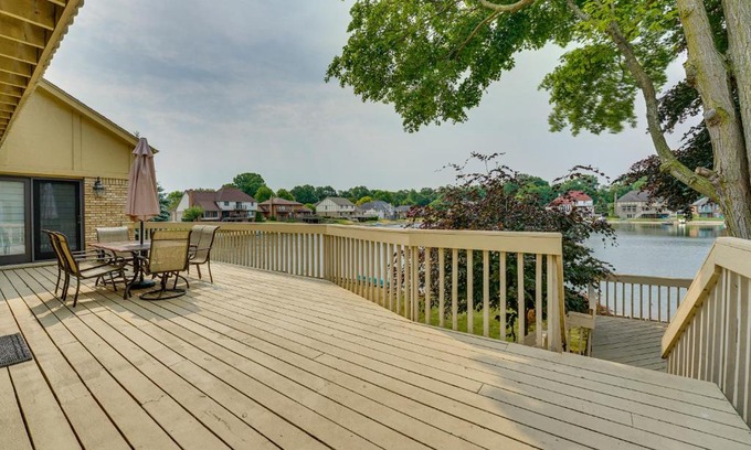 Shelby Township House | Idyllic Lakefront Retreat with Family-Friendly Amenities