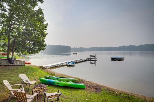 Sister Lakes House | Scenic Sister Lakes Vacation Rental with Private Dock