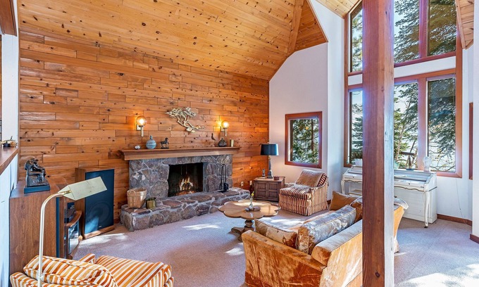 Tahoe City House | Lakefront Cabin Retreat with Spa & Ocean View Access