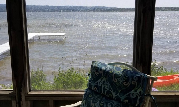 Frankfort Cottage | Waterfront Cottage Retreat on Upper Herring Lake - Guest Rated 9.8