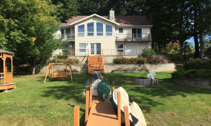 Queensbury House | Serene Lakeside House near Lake George with Hot Tub & Spa