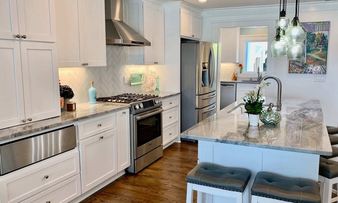 Flowery Branch House | Lakeview Retreat with Game Room and Family-Friendly Perks