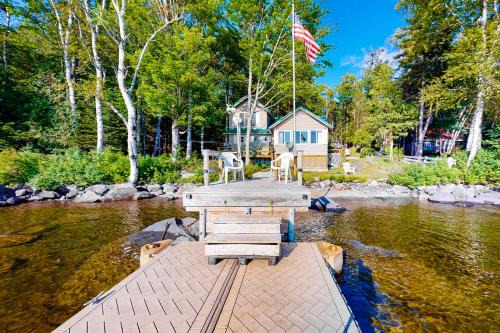 Greenville House | Elegantly Serene Lakeside Legacy with Private Beach Access