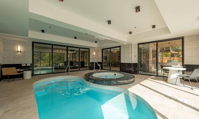McHenry House | Experience Stone Manor: Lakefront Bliss with Private Pool