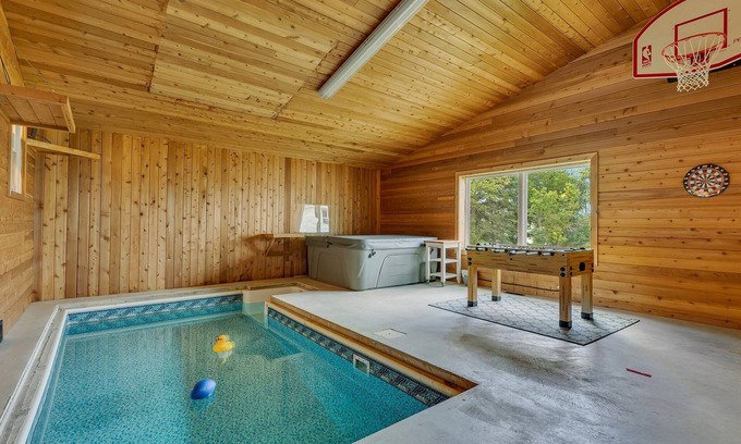 Willmar House | Idyllic Lakeside Retreat with Indoor Pool and Spa Amenities