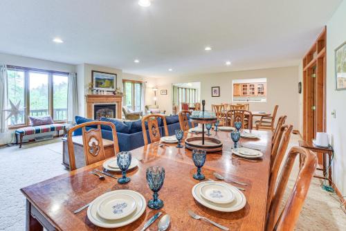 Spooner House | Welcoming Lakeside Spooner Home with Game Room & Scenic Views