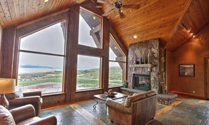 Fish Haven Cabin | Unforgettable Lakeview Haven with Pool & Ocean Views