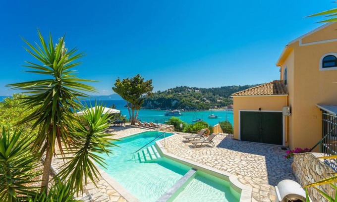 Lakka Villa | Discover Lakka Bay View Collection: Poolside Family Retreat