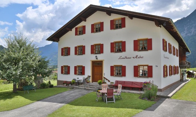 Elbigenalp Apartment | Discover Landhaus Huber: Family-Friendly Retreat with 9.4 Rating