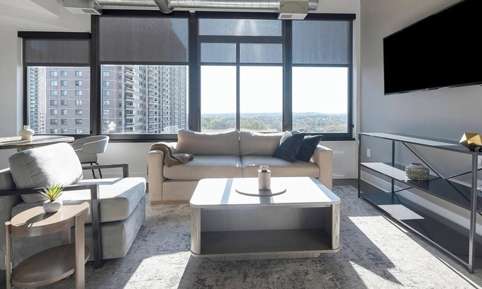 Baileys Crossroads Apartment | Landing | Modern 1BD, Gym, Game Room
